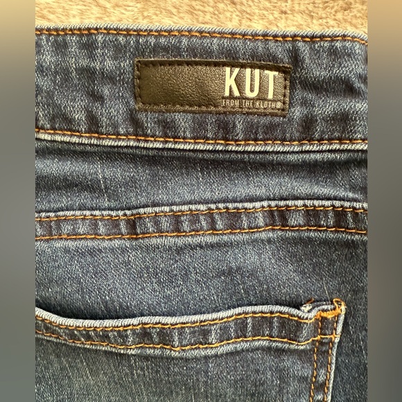Kut from the Kloth Catherine High Rise Boyfriend Jeans – Dark Wash, Size 14 - Picture 2 of 8